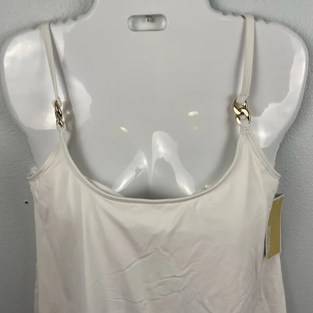 NWT MICHAEL Michael Kors Tankini Swim Top Size XS
